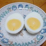 真空保温調理鍋で　固ゆで卵